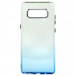 Wholesale Galaxy Note 8 Gradient Armor Hybrid Case (Blue)